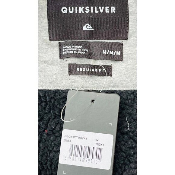 QuikSilver Men's Miho Stones GARNET SHERPA Long Sleeve Over Shirt Size M - Picture 16 of 16